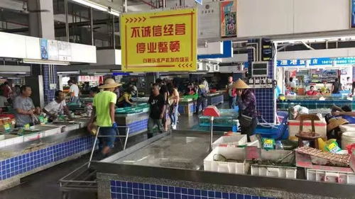 斗門白藤頭水產(chǎn)批發(fā)市場,這幾個攤位被曝光 整改